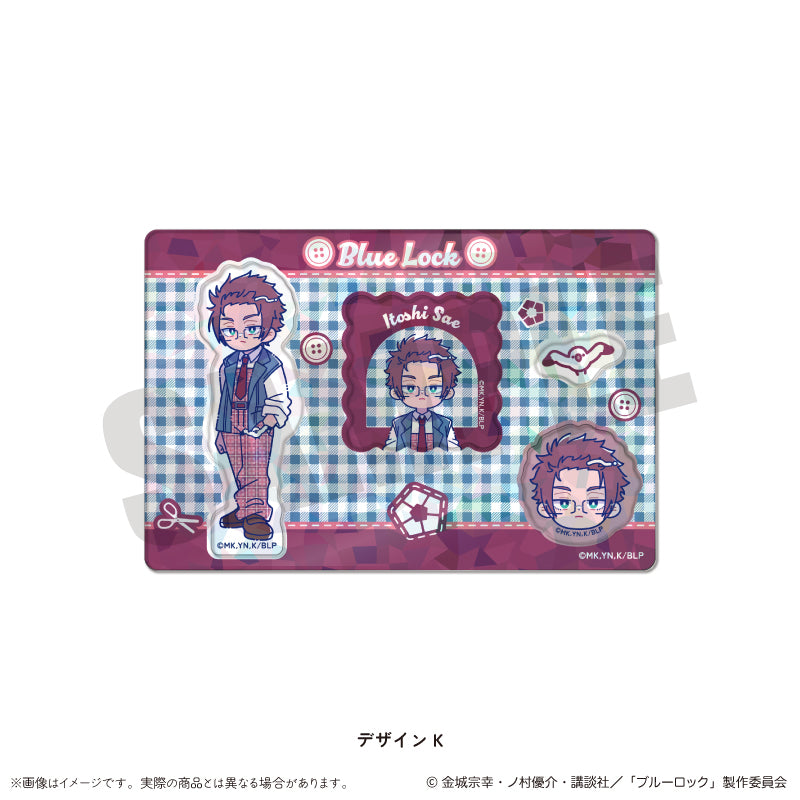 (Goods - Sticker) Blue Lock Holographic Sticker Sheet Nyu~toro Vol.3 K Sae Itoshi