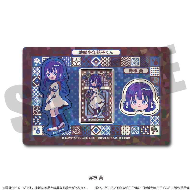 (Goods - Sticker) TV Anime Toilet-bound Hanako-kun 2 Holographic Sticker Sheet Nyu~toro Aoi Akane F