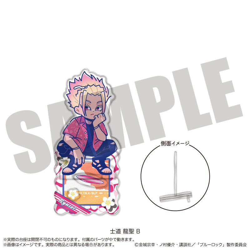 (Goods - Acrylic Stand) TV Anime Blue Lock Acrylic Stand -Photogenista- Nyu~toro Ryusei Shido Birthday  B