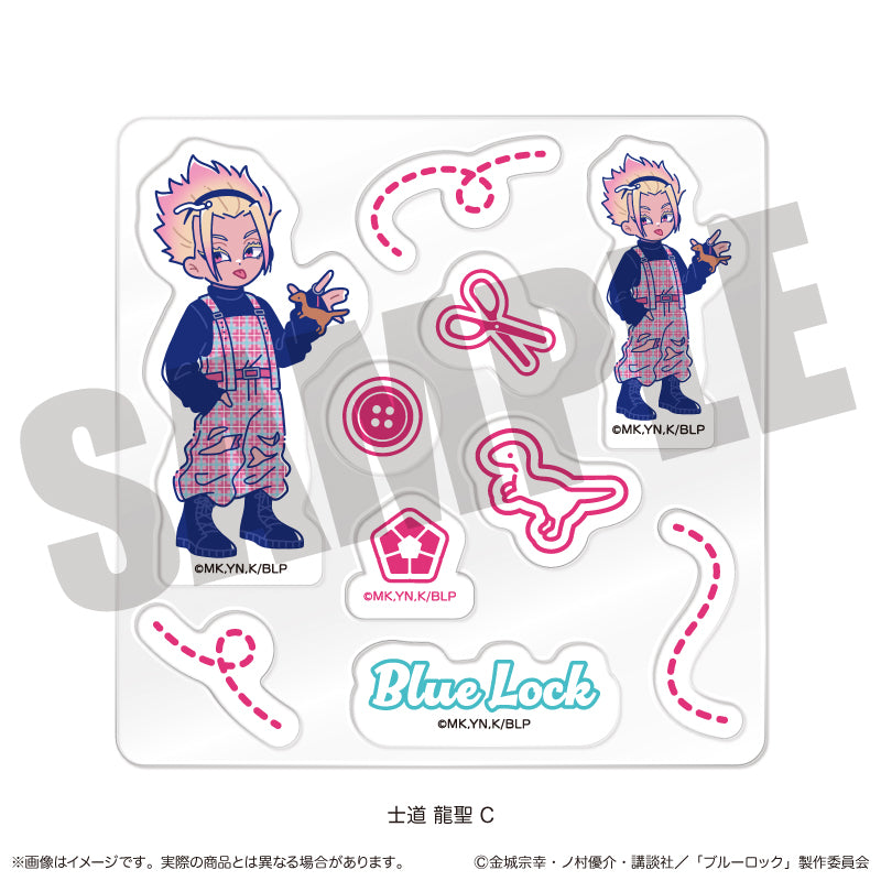 (Goods - Sticker) TV Anime Blue Lock Custom Sticker Sheet Nyu~toro Ryusei Shido Birthday  C