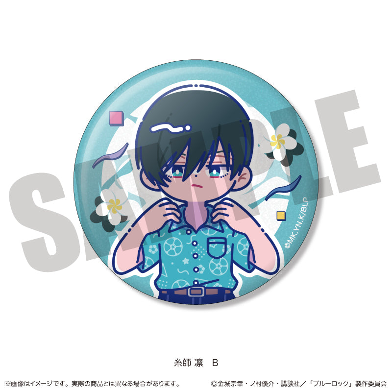 (Goods - Badge) Blue Lock Sparkling Button Badge Newtoro Rin Itoshi Birthday B