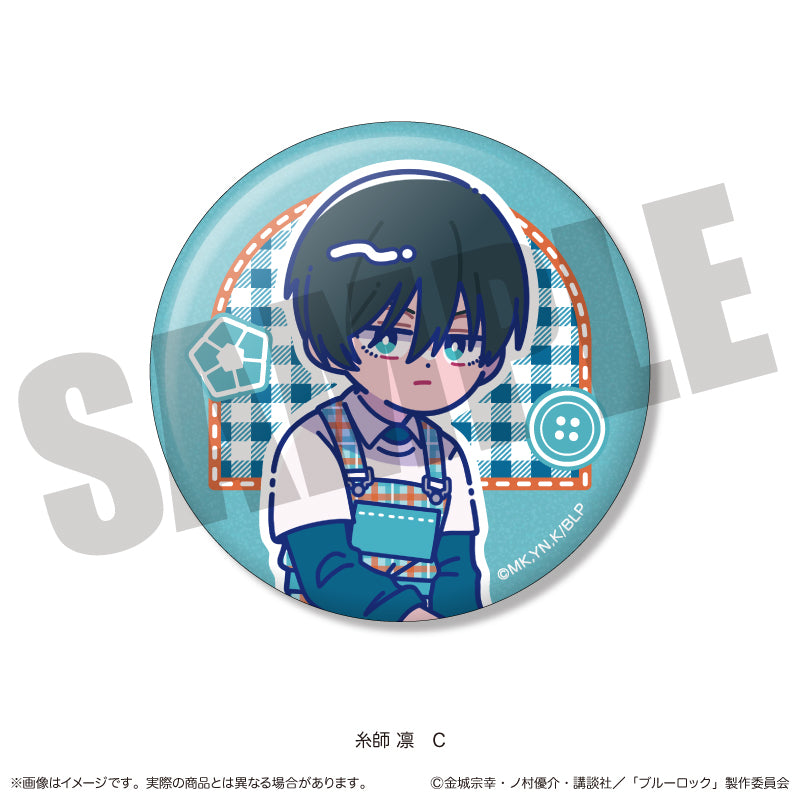 (Goods - Badge) Blue Lock Sparkling Button Badge Newtoro Rin Itoshi Birthday C
