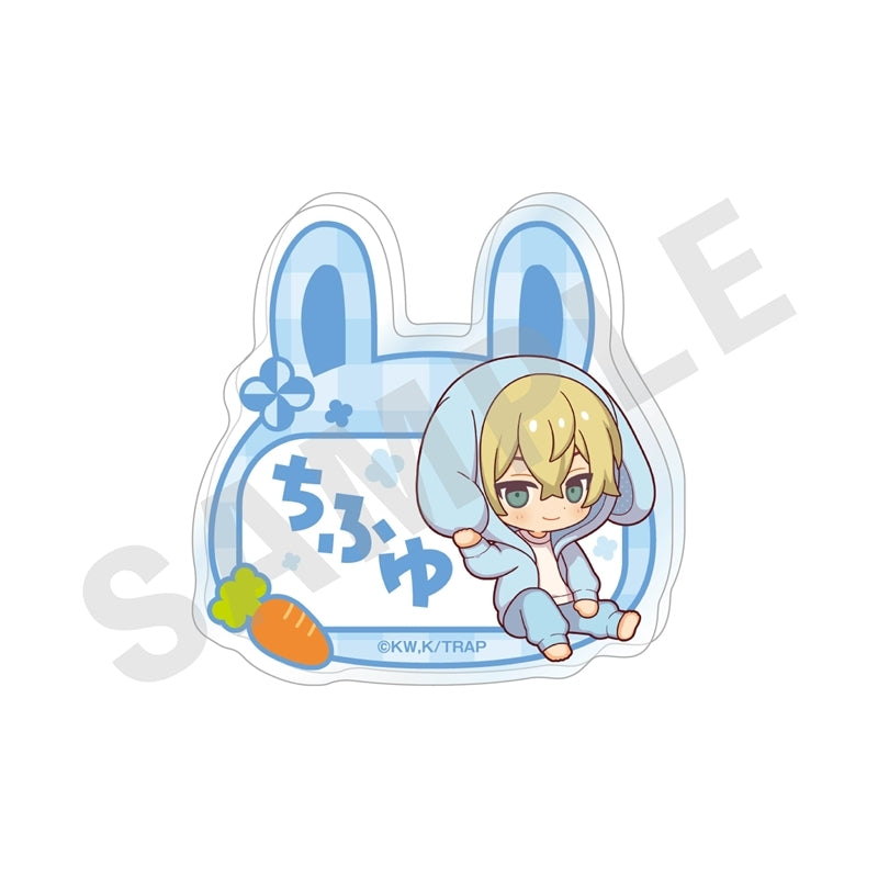 (Goods - Badge) Tokyo Revengers Chibi Bunny Ears Series Acrylic Badge (Chifuyu Matsuno)