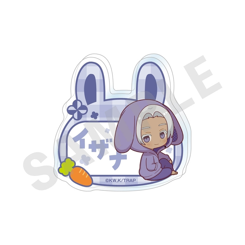 (Goods - Badge) Tokyo Revengers Chibi Bunny Ears Series Acrylic Badge (Izana Kurokawa)