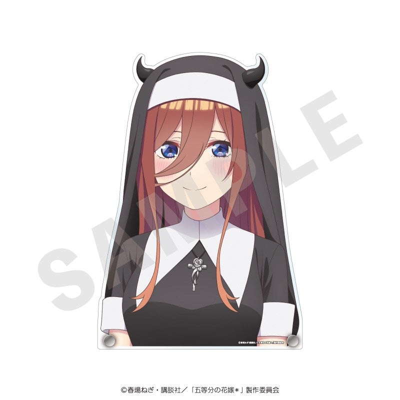 (Goods - Board) The Quintessential Quintuplets＊ Die-cut Acrylic Board Little Sister Demon ver. (Miku Nakano)