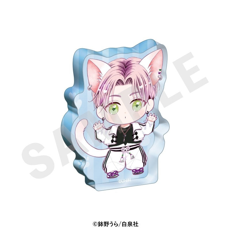 (Goods - Ornament) Kokoro-kun Doesn’t Need Love (Kokoro-kun wa Ai toka Iranai) Mini Acrylic Block (Toru)