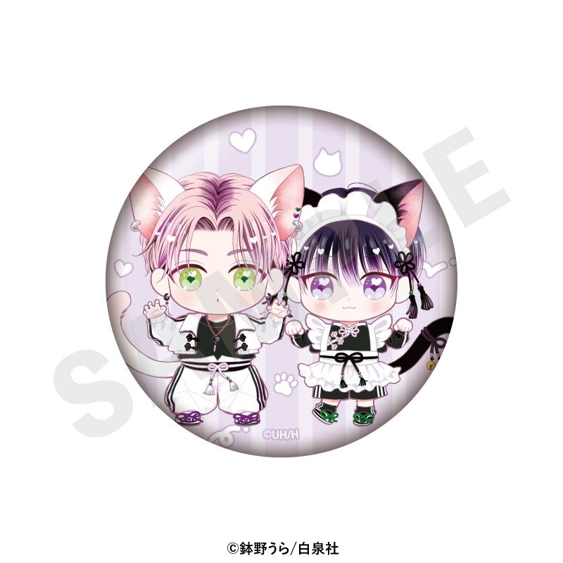 (1BOX=6)(Goods - Badge) Kokoro-kun Doesn’t Need Love (Kokoro-kun wa Ai toka Iranai) Trading Button Badge (6 Types Total)