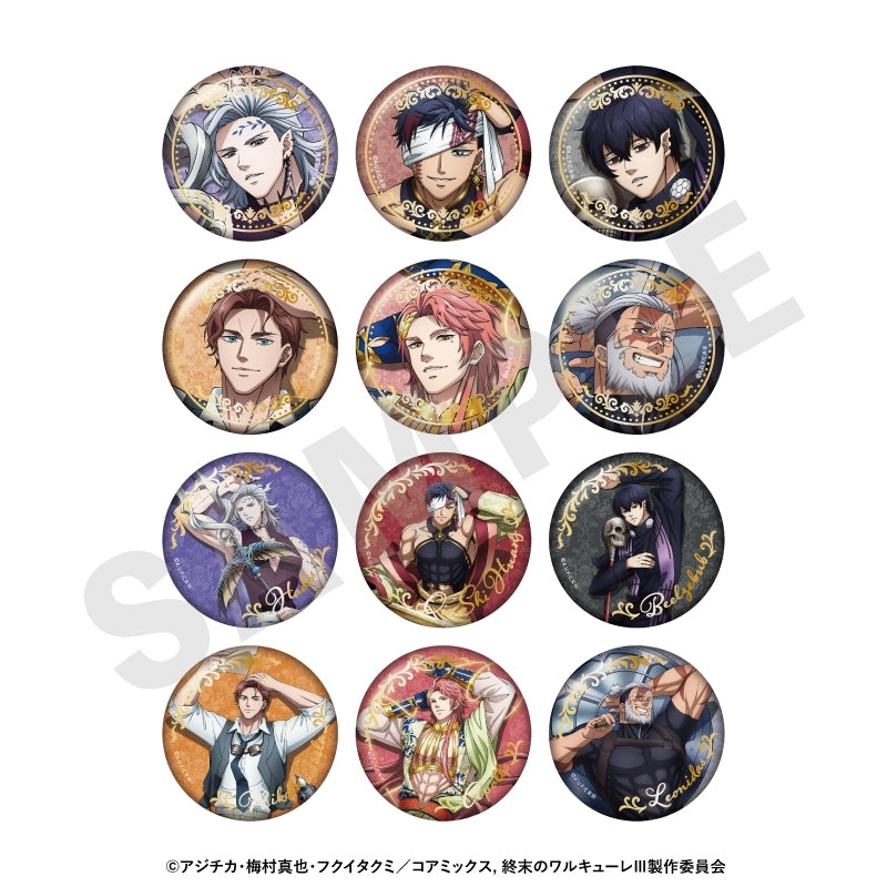 (1BOX=12)(Goods - Badge) Record of Ragnarok Trading Sparkling Button Badge (12 Types Total)