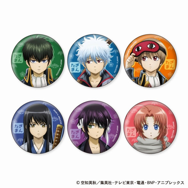 (1BOX=12)(Goods - Badge) Gintama Button Badge Collection Tiny-fied Ver. (animate Advance Sales)