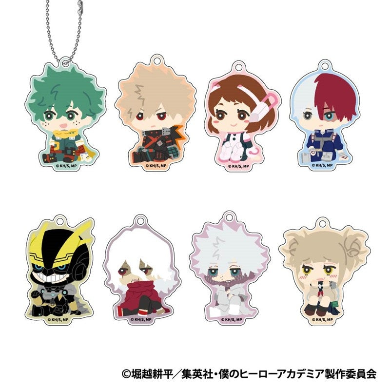 (1BOX=8)(Goods - Keychain) My Hero Academia MofuMofu Acrylic Keychain Vol. 2
