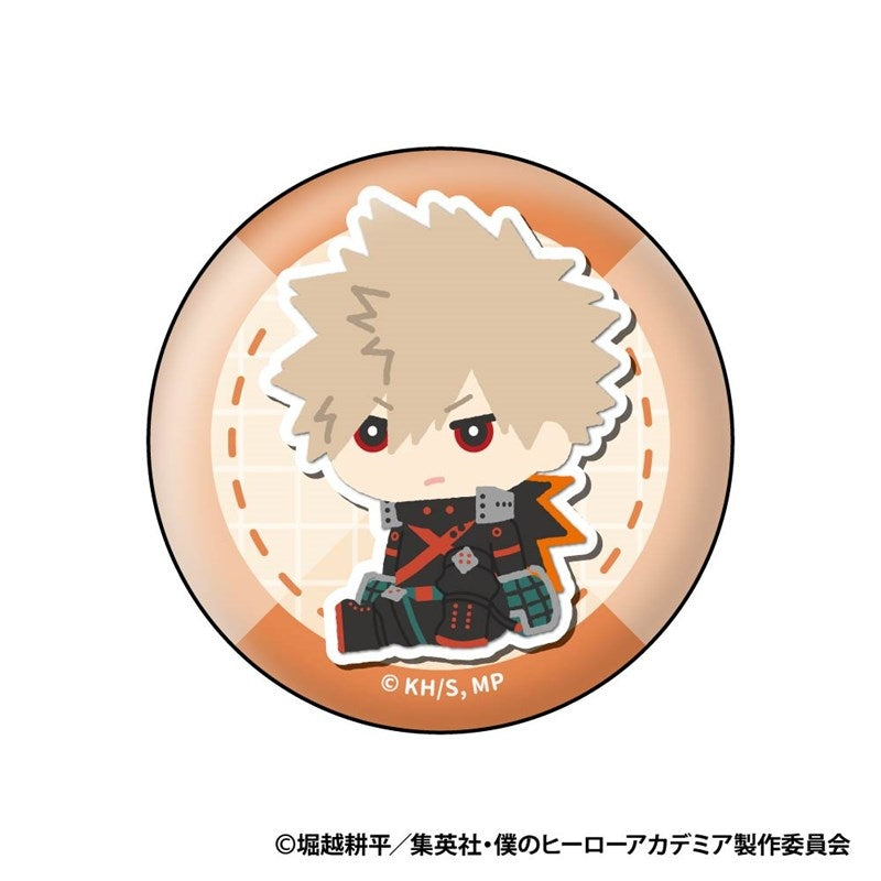 (1BOX=8)(Goods - Badge) My Hero Academia MofuMofu Button Badge Collection Vol. 2