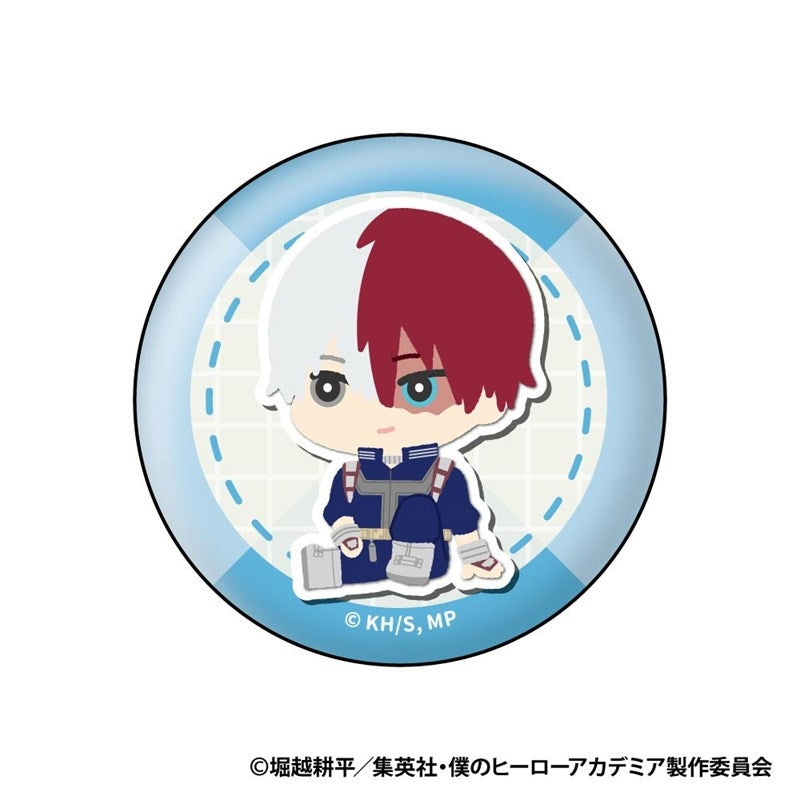 (1BOX=8)(Goods - Badge) My Hero Academia MofuMofu Button Badge Collection Vol. 2