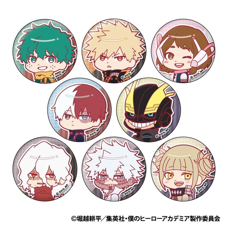 (1BOX=8)(Goods - Badge) My Hero Academia MuniChara Badge