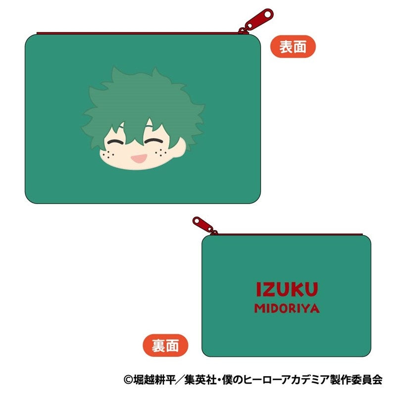 (Goods - Pouch) My Hero Academia MofuMofu Flat Case Vol. 2 A: Izuku Midoriya