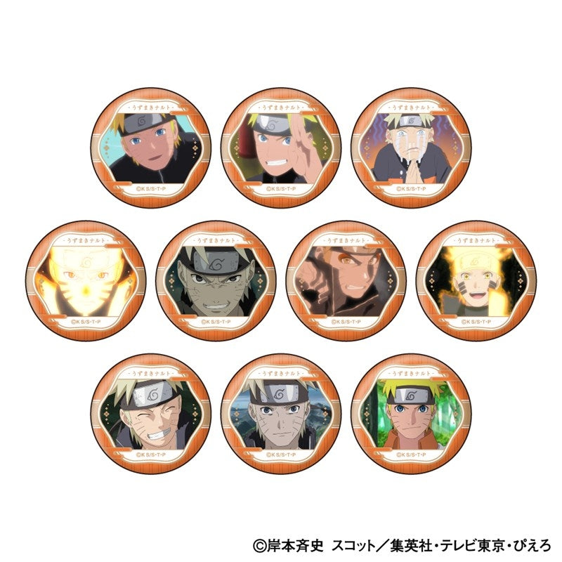 (1BOX=10)(Goods - Badge) NARUTO Shippuden Naruto Uzumaki Face Colle Button Badge