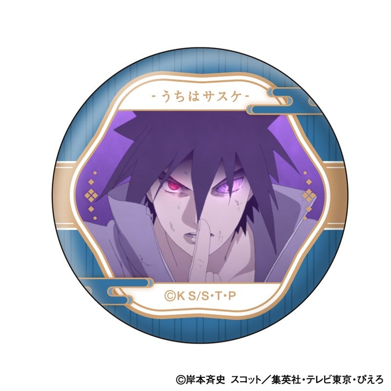 (1BOX=10)(Goods - Badge) NARUTO Shippuden Sasuke Uchiha Face Colle Button Badge