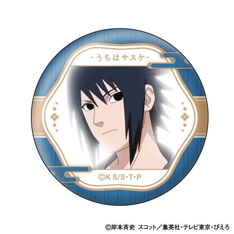 (1BOX=10)(Goods - Badge) NARUTO Shippuden Sasuke Uchiha Face Colle Button Badge
