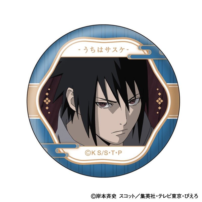 (1BOX=10)(Goods - Badge) NARUTO Shippuden Sasuke Uchiha Face Colle Button Badge
