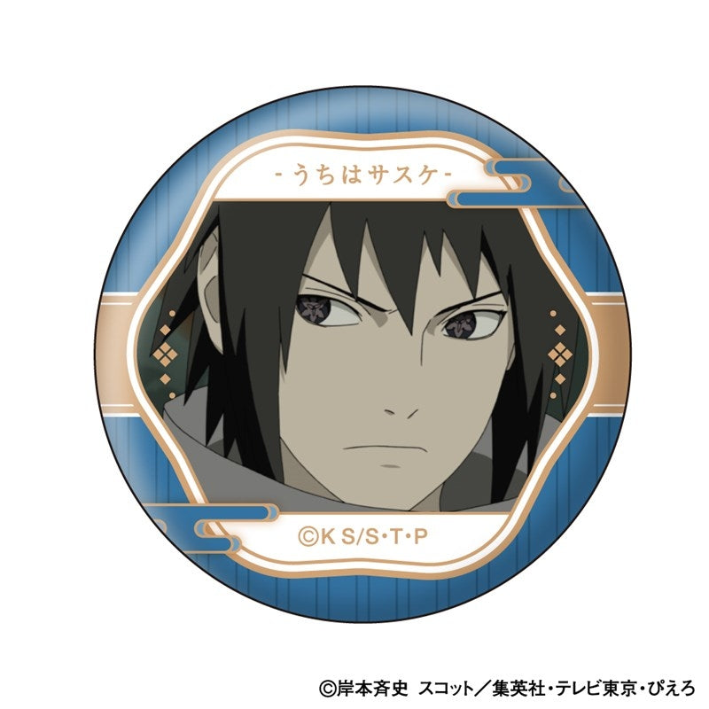 (1BOX=10)(Goods - Badge) NARUTO Shippuden Sasuke Uchiha Face Colle Button Badge