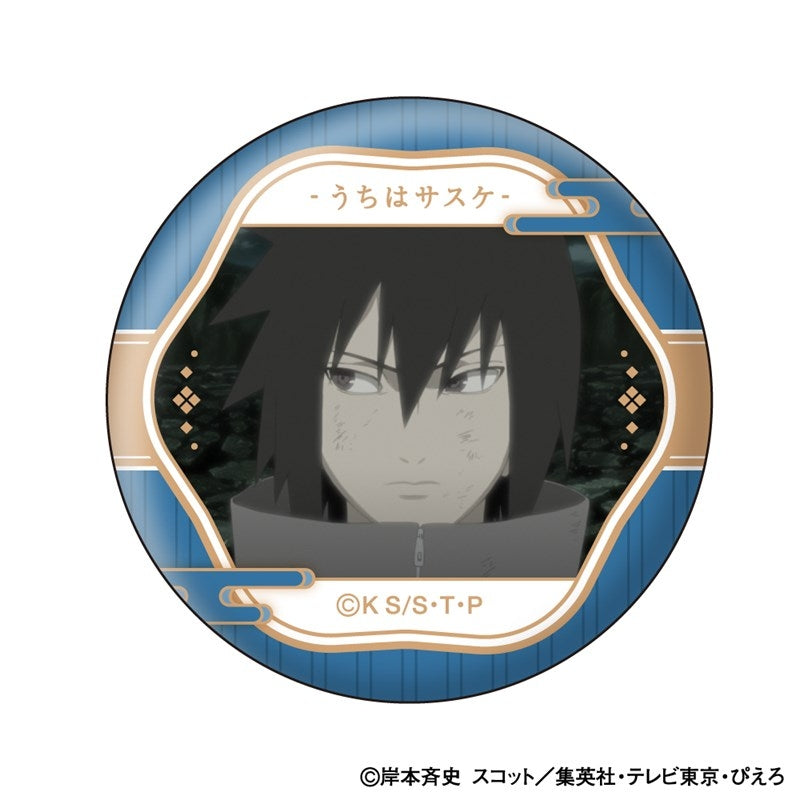 (1BOX=10)(Goods - Badge) NARUTO Shippuden Sasuke Uchiha Face Colle Button Badge