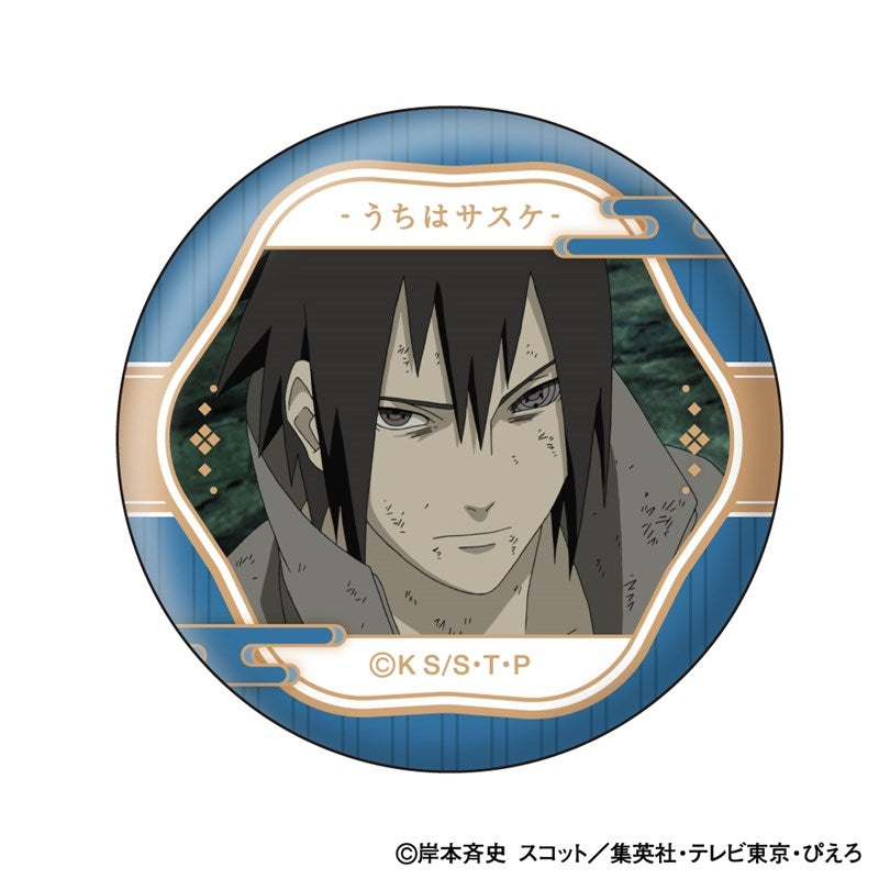 (1BOX=10)(Goods - Badge) NARUTO Shippuden Sasuke Uchiha Face Colle Button Badge