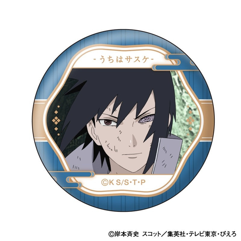 (1BOX=10)(Goods - Badge) NARUTO Shippuden Sasuke Uchiha Face Colle Button Badge