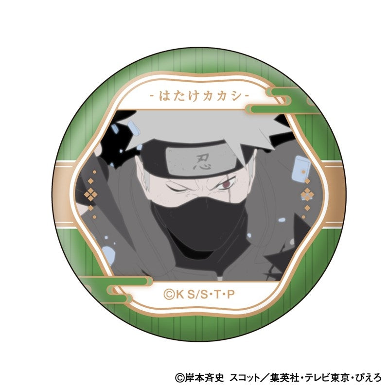 (1BOX=10)(Goods - Badge) NARUTO Shippuden Kakashi Hatake Face Colle Button Badge
