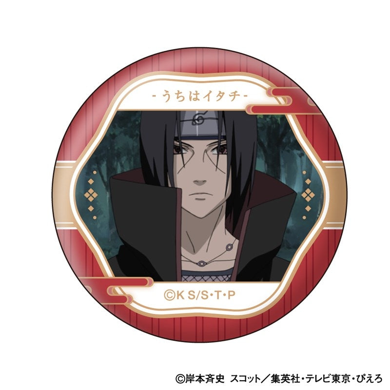 (1BOX=10)(Goods - Badge) NARUTO Shippuden Itachi Uchiha Face Colle Button Badge