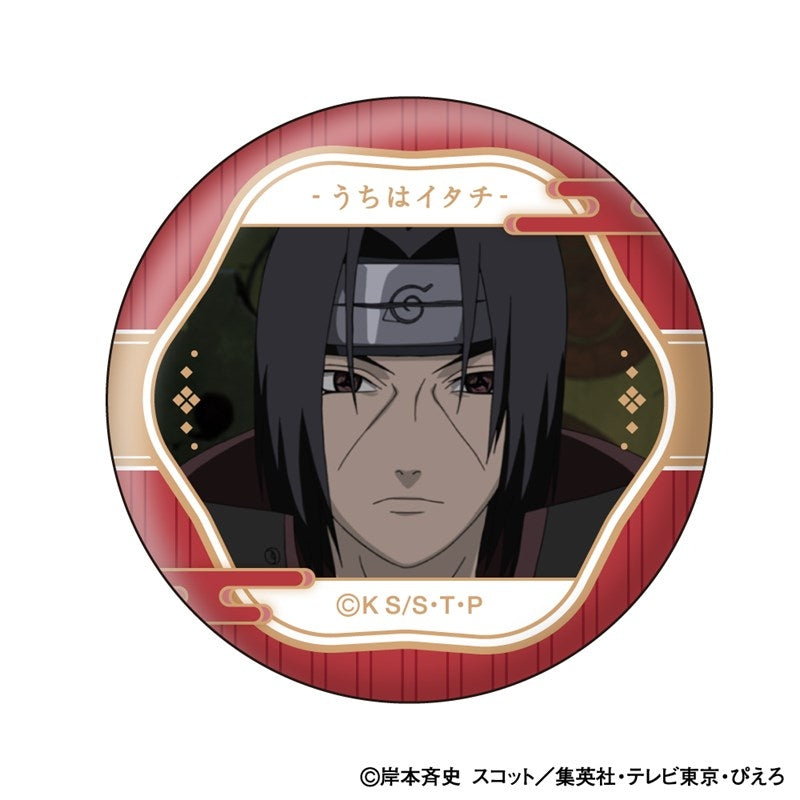 (1BOX=10)(Goods - Badge) NARUTO Shippuden Itachi Uchiha Face Colle Button Badge
