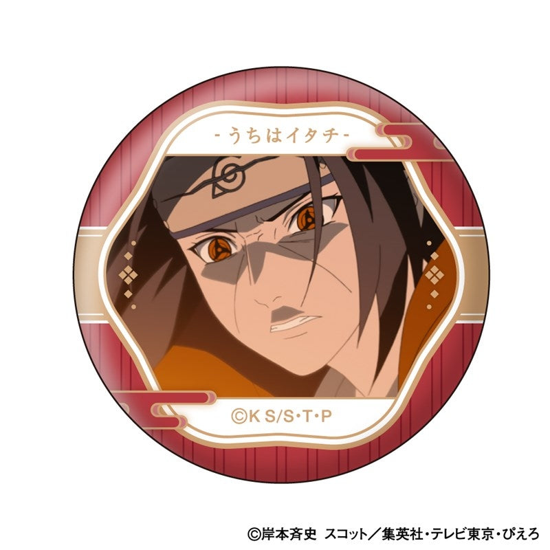 (1BOX=10)(Goods - Badge) NARUTO Shippuden Itachi Uchiha Face Colle Button Badge