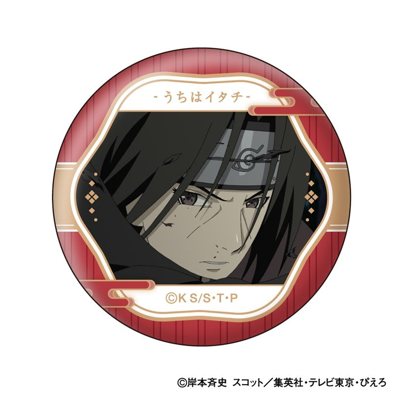 (1BOX=10)(Goods - Badge) NARUTO Shippuden Itachi Uchiha Face Colle Button Badge