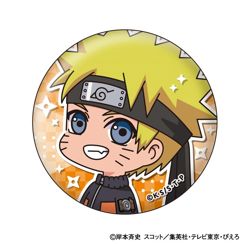 (1BOX=8)(Goods - Badge) NARUTO Shippuden MuniChara Badge