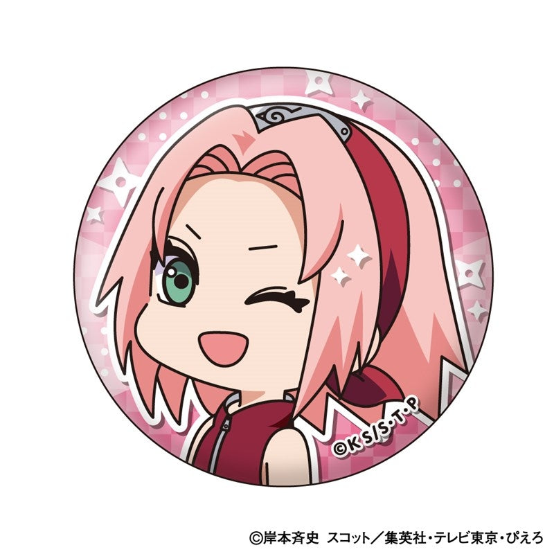 (1BOX=8)(Goods - Badge) NARUTO Shippuden MuniChara Badge