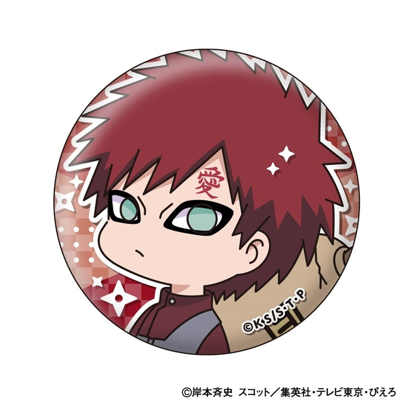 (1BOX=8)(Goods - Badge) NARUTO Shippuden MuniChara Badge
