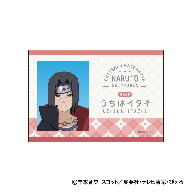 (Goods - Badge) NARUTO Shippuden Square Button Badge Chiisaku Nachatta (Turned into Kids) Ver. F: Itachi Uchiha (animate Advance Sales)
