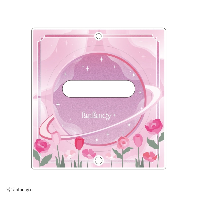 (Goods - Button Badge Cover) fanfancy+ Button Badge Acrylic Frame Dreamy Flower Pink [After AGF2025]