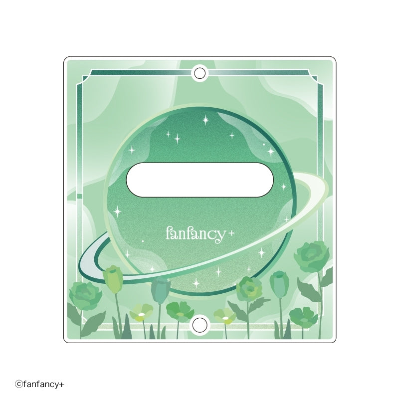 (Goods - Button Badge Cover) fanfancy+ Button Badge Acrylic Frame Dreamy Flower Green [After AGF2025]