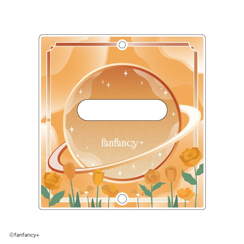 (Goods - Button Badge Cover) fanfancy+ Button Badge Acrylic Frame Dreamy Flower Orange [After AGF2025]