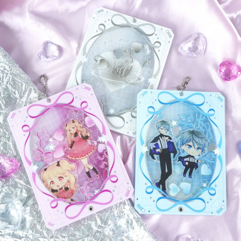 (Goods - Cell Phone Accessory) fanfancy+ Premium Acrylic Frame Starry Ribbon Blue [After AGF2025]