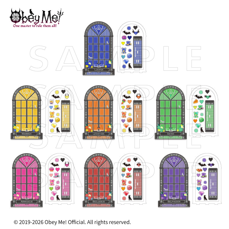 (Goods - Acrylic Stand) Obey Me! x fanfancy + Acrylic Frame Belphegor