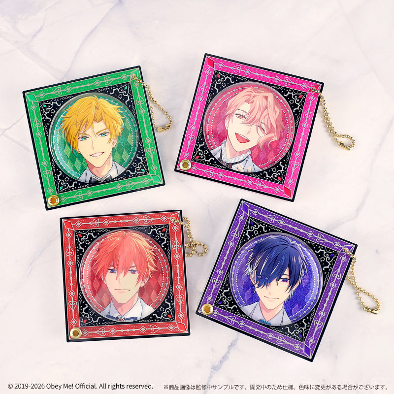 (Goods - Button Badge Cover) Obey Me! x fanfancy + Button Badge Acrylic Frame Belphegor