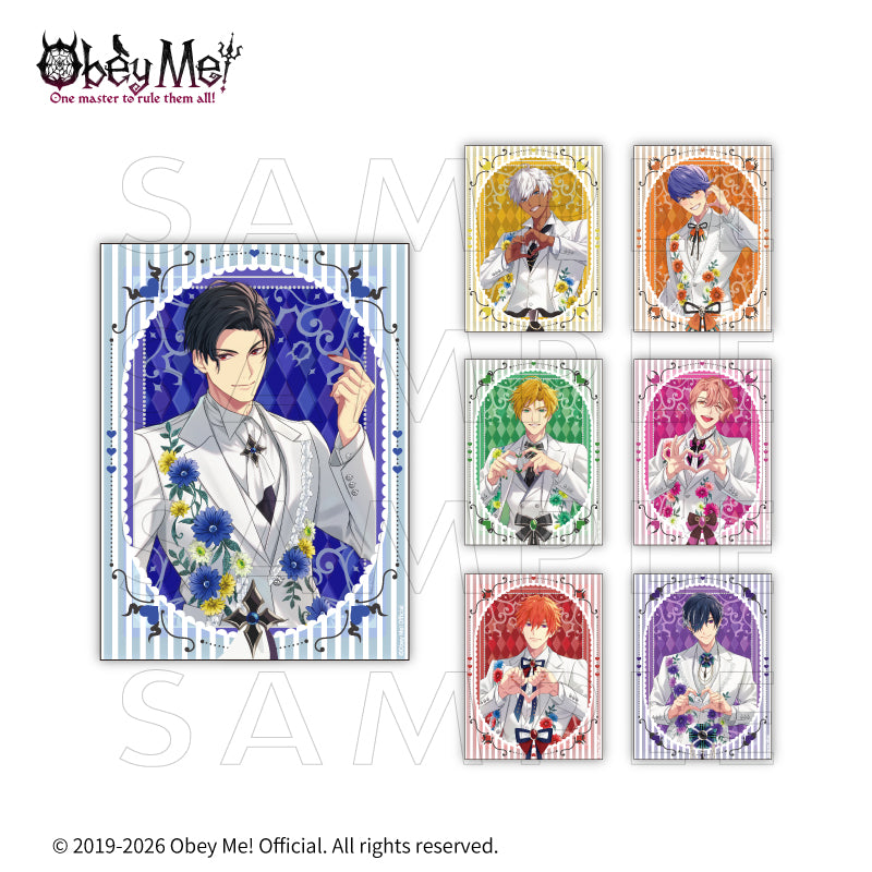 (1BOX=7)(Goods - Set) Obey Me! x fanfancy + Hard Card Set
