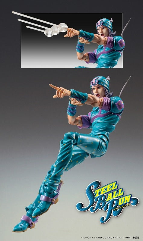 (Action Figure) Super Action Statue JoJo's Bizarre Adventure Part.7 Steel Ball Run Johnny Joestar Second (Re-release)