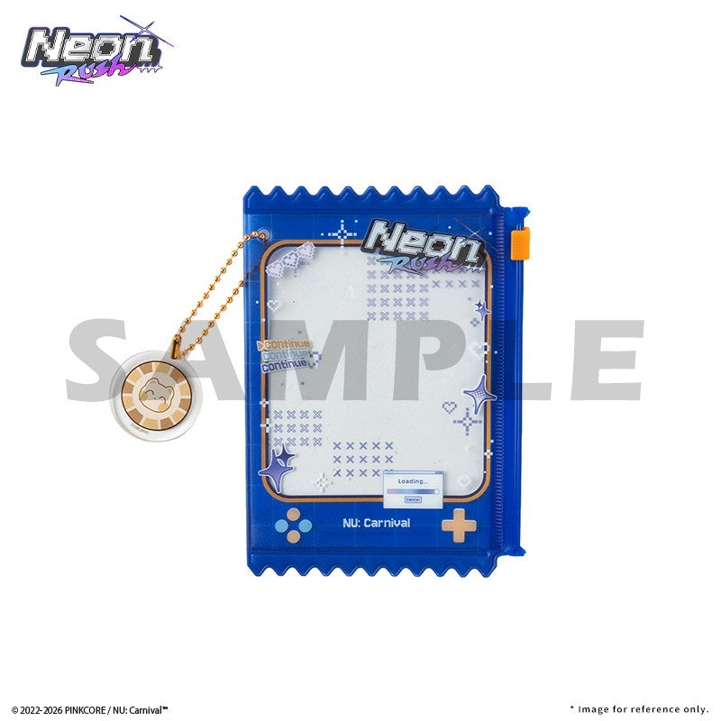 (Goods - Pouch) NU: Carnival Neon Carnival -Neon Rush- PVC Zipper Bag (with Topper Token Keychain)