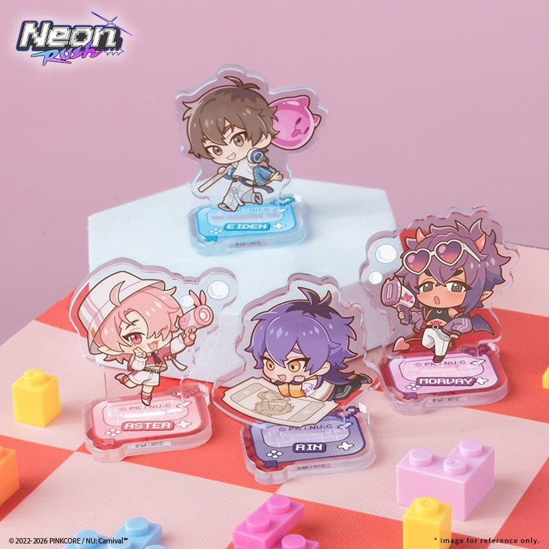 (Goods - Acrylic Stand) NU: Carnival Neon Carnival -Neon Rush- Mini Standee Set Eiden