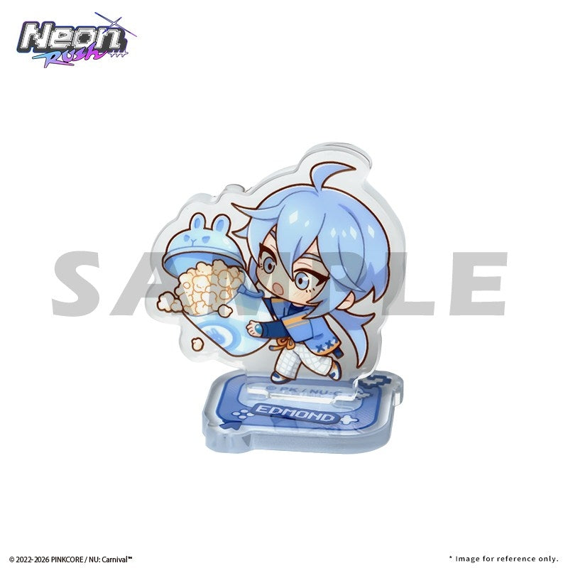 (Goods - Acrylic Stand) NU: Carnival Neon Carnival -Neon Rush- Mini Standee Set Edmond