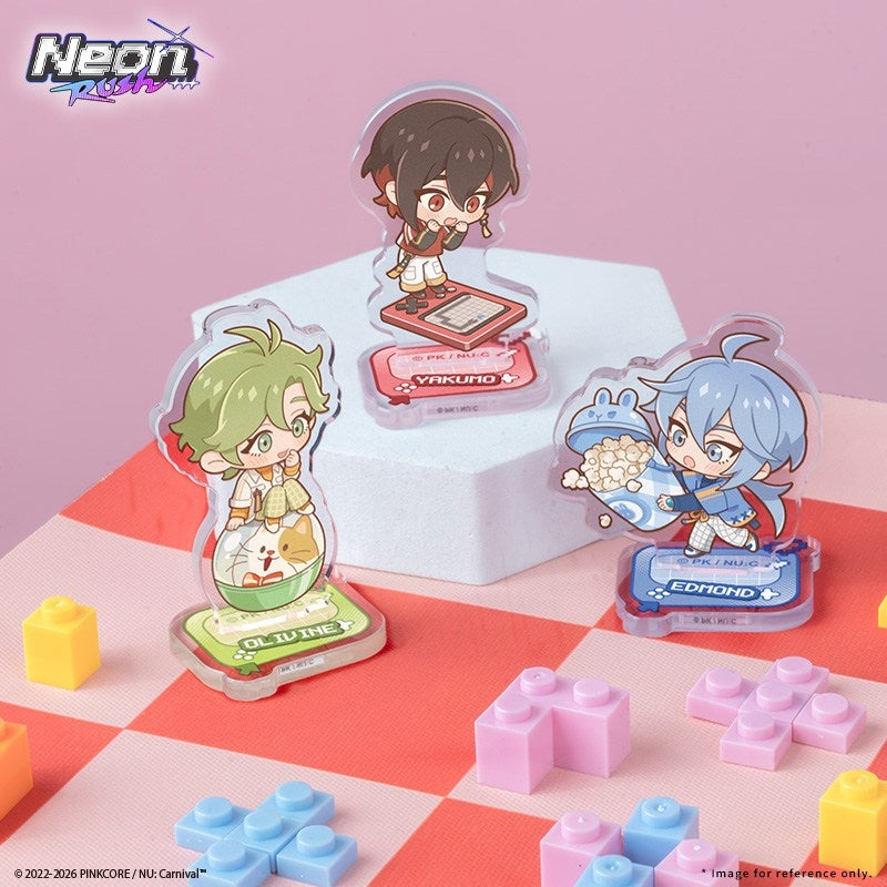 (Goods - Acrylic Stand) NU: Carnival Neon Carnival -Neon Rush- Mini Standee Set Edmond