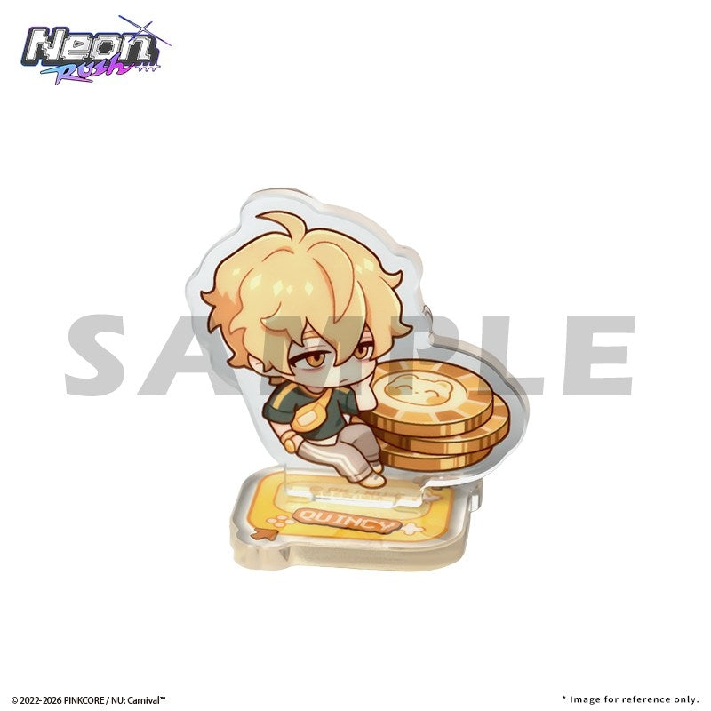(Goods - Acrylic Stand) NU: Carnival Neon Carnival -Neon Rush- Mini Standee Set Quincy