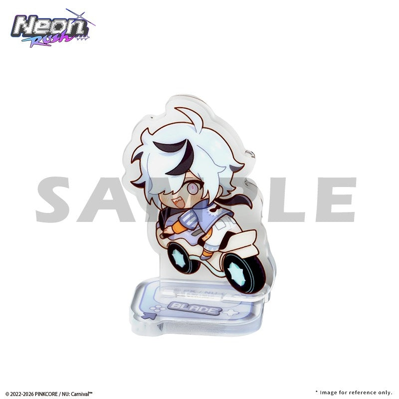 (Goods - Acrylic Stand) NU: Carnival Neon Carnival -Neon Rush- Mini Standee Set Blade