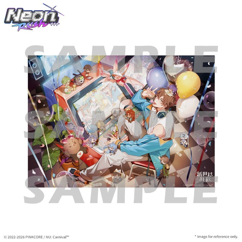 (Goods - Poster) NU: Carnival Neon Carnival -Neon Rush- A4 Poster